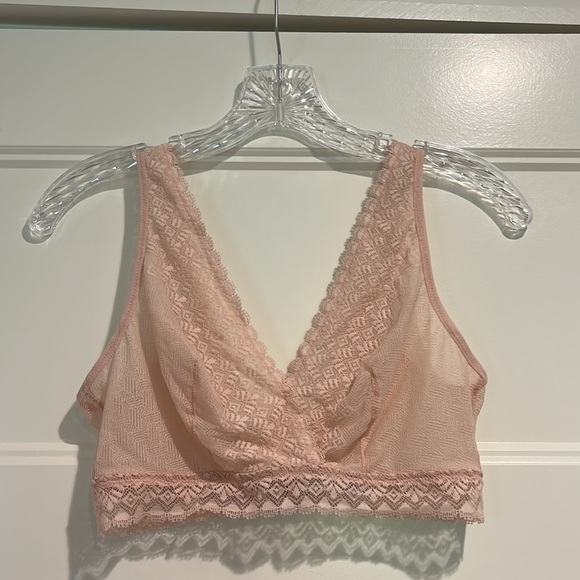 Wacoal b.tempt’d Net Perfection Bralette Blush Large - Picture 6 of 11